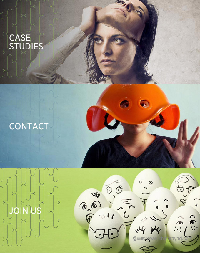 Hamell醫療信息傳播機構新LOGO網站界面BANNER設計2