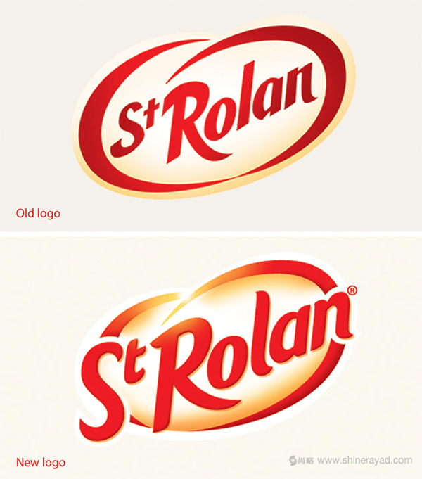 St Rolan 袋裝奶油面包品牌英文字體LOGO設計-新舊LOGO設計對比2
