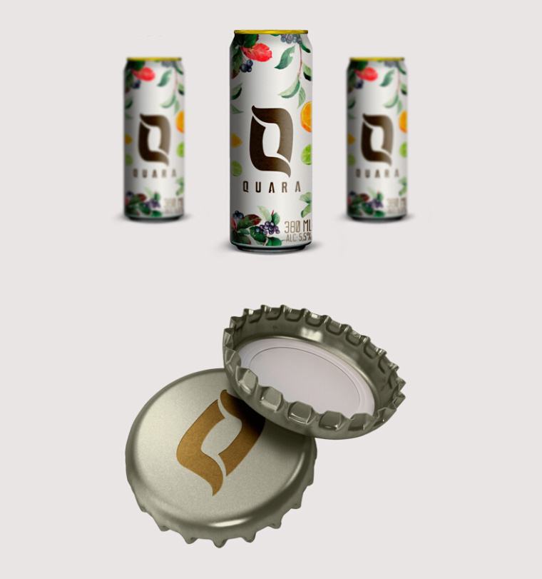 Quara 啤酒瓶裝含酒精果味飲料包裝設(shè)計(jì)-上海飲料包裝設(shè)計(jì)公司4