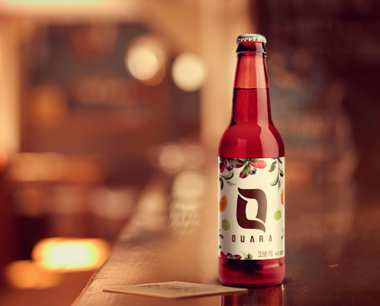 Quara 啤酒瓶裝含酒精果味飲料包裝設(shè)計(jì)-上海飲料包裝設(shè)計(jì)公司6
