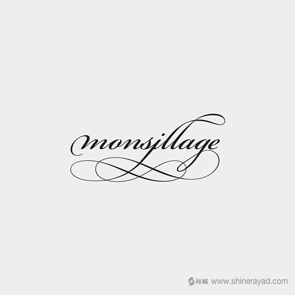 Monsillage 手工肥皂香水護理品化妝品品牌標志設計2