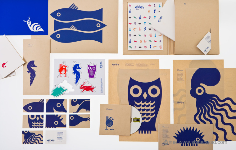 上海品牌形象設計公司分享：Ekies 生態酒店品牌形象設計與動物插畫設計9