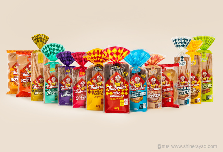 Thabrulai 老奶奶烘培袋裝面包包裝設計9
