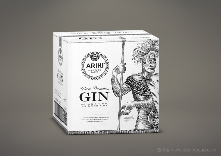 Ariki 杜松子白酒外包裝盒設計-上海包裝設計公司2