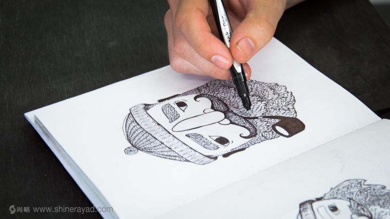 OZONE 咖啡節日禮品裝包裝設計節日人物插畫設計2