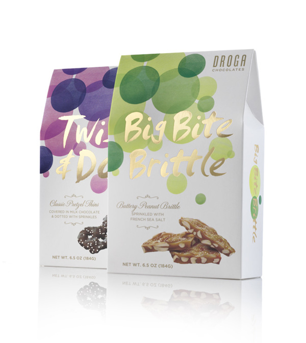 DROGA 水彩風格巧克力外盒包裝設計-上海包裝設計公司包裝欣賞1