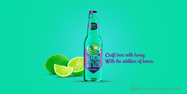 檸檬口味蜂蜜啤酒包裝設計3
