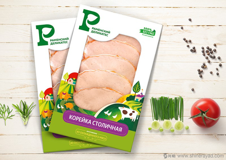 上海包裝設計公司分享：Раменский 俄羅斯火腿腸熟食包裝設計7