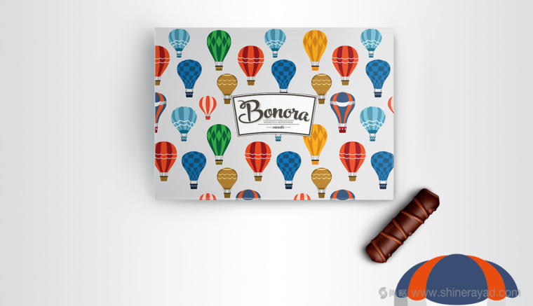 Bonora氣球插畫設計風格巧克力包裝設計-上海包裝設計公司國外包裝設計欣賞4