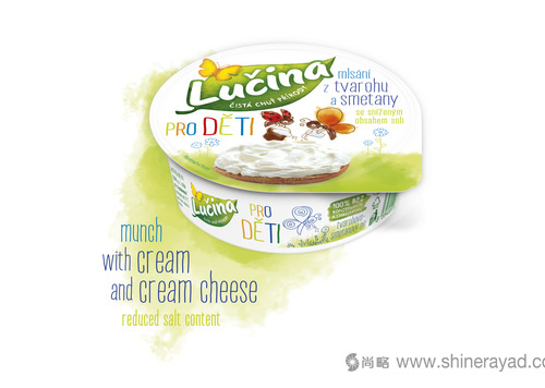 國外包裝設計欣賞-Lu?ina 藍瓊纓奶油奶酪包裝設計3