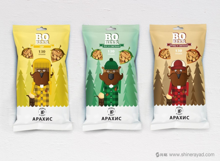 BoBee 袋裝花生花生米包裝設計-上海包裝設計公司1