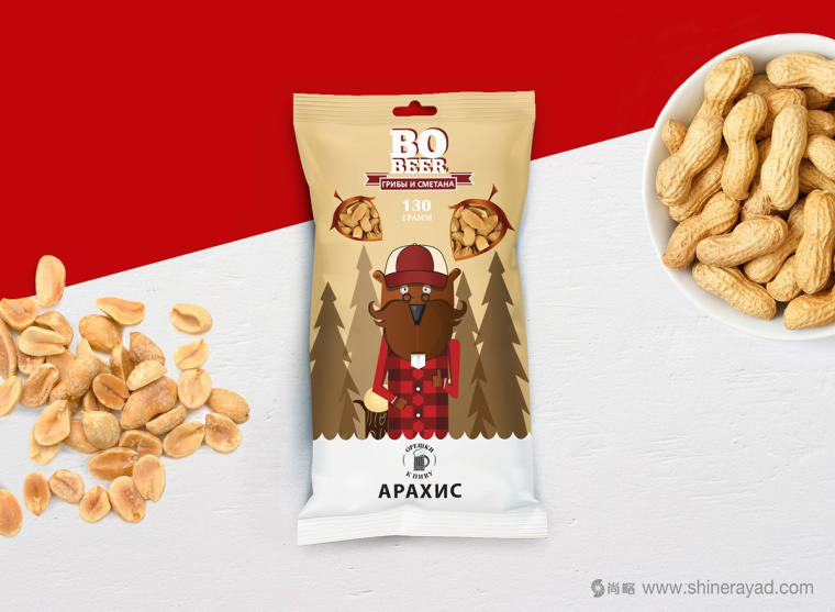 BoBee 袋裝花生花生米包裝設計-上海包裝設計公司4