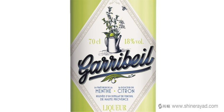 上海包裝設(shè)計(jì)公司分享Garribeil薄荷檸檬酒包裝設(shè)計(jì)3