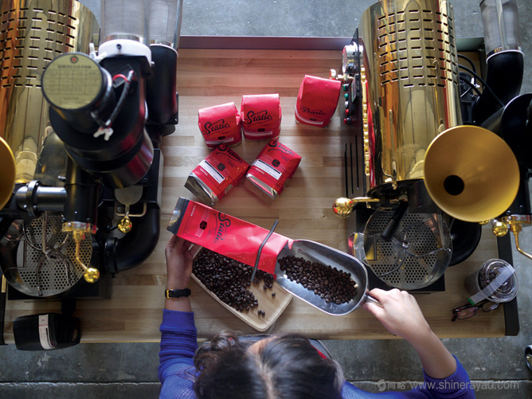 Static Coffee 袋裝咖啡豆咖啡紅黑包裝設計7