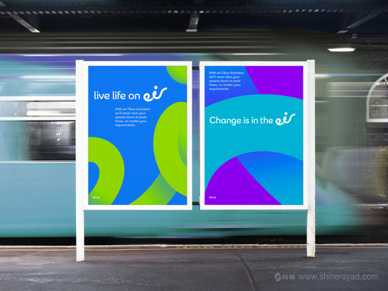 愛爾蘭電信公司Eir新I設計11-廣告牌設計