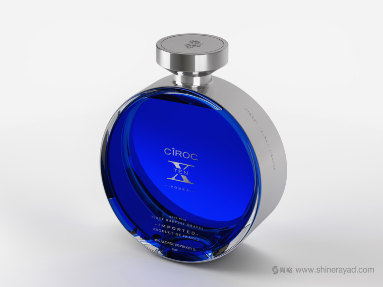 CiROC 伏特加酒瓶瓶型設計外盒包裝設計-上海包裝設計公司4