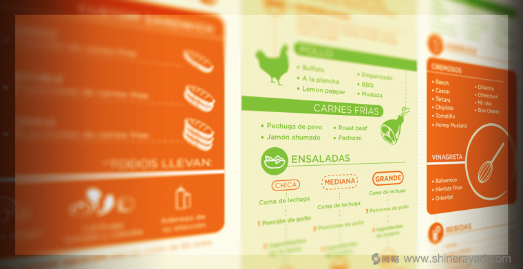 Quick Salads 沙拉有機素食餐廳VI設計10-餐廳菜單價目表設計