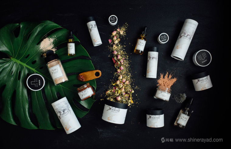 自然水彩插畫風格 Hippie 美容護膚品包裝設(shè)計-上海化妝品包裝設(shè)計公司5