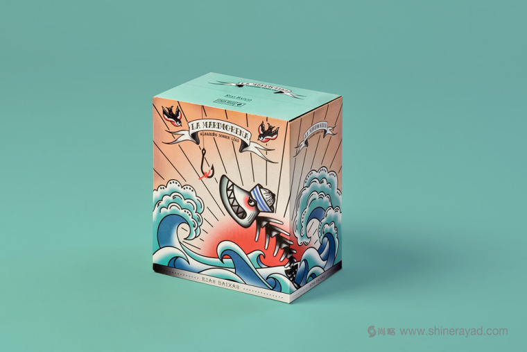 上海包裝設計公司欣賞：典紋身插畫藝術風格 La Marimorena 葡萄酒包裝設計6