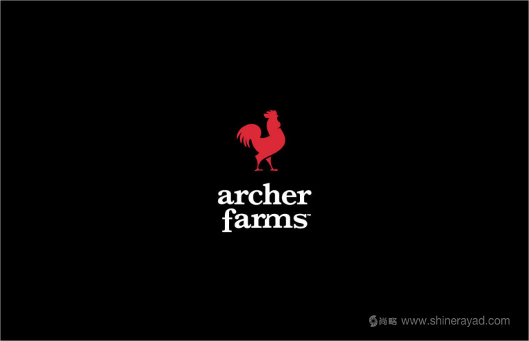 Archer Farms 盒裝咖啡logo設計-公雞logo設計