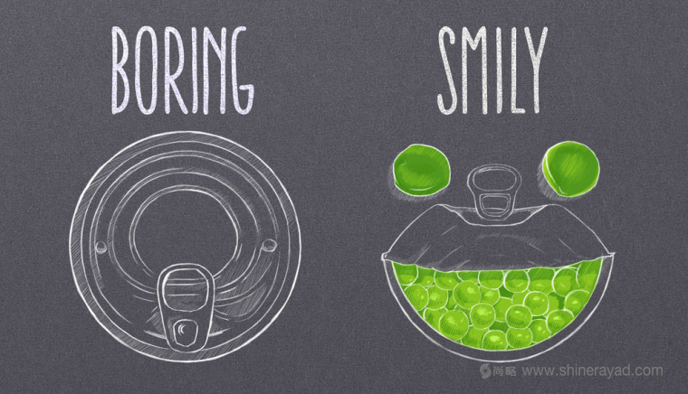 上海食品包裝設計公司-Smily 蔬菜豆類罐頭包裝設計”微笑創意版“6