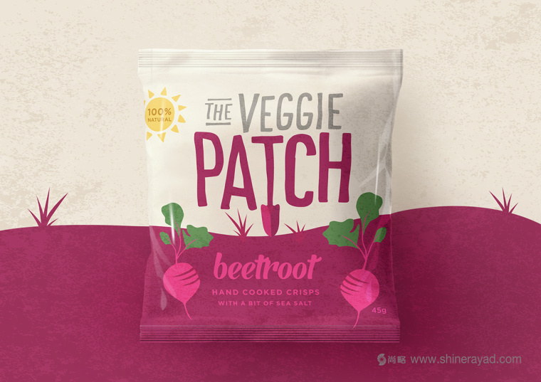 The Veggie Patch 蔬菜干蔬菜干脆片零食包裝設計-上海食品包裝設計公司4