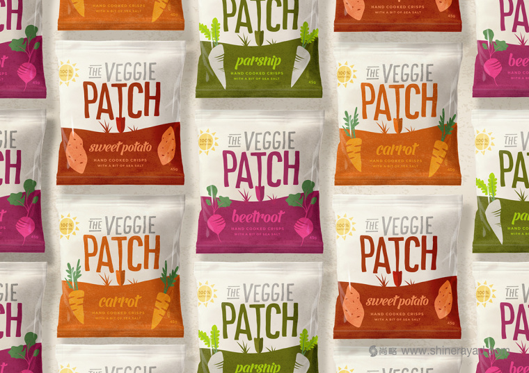 The Veggie Patch 蔬菜干蔬菜干脆片零食包裝設計-上海食品包裝設計公司6