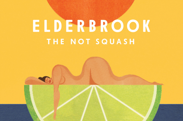 包裝欣賞：ELDERBROOK 果汁飲料包裝設計水果與人的結合插畫設計欣賞4