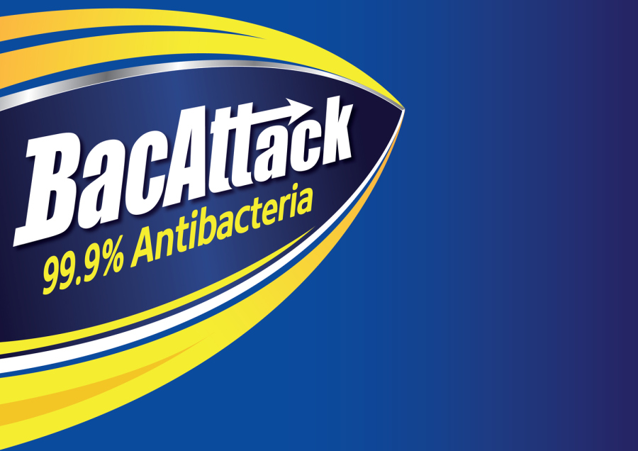 -BacAttack 家庭馬桶地板清潔劑產(chǎn)品包裝設(shè)計主視覺符號