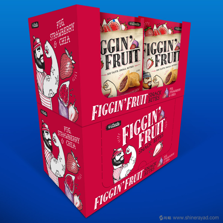 Figgin’ Fruit 無花果餅干包裝設(shè)計船長人物水果插畫設(shè)計篇-上海食品包裝設(shè)計公司9