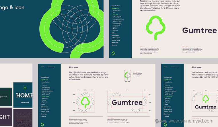 上海LOGO設計公司-Gumtree 分類信息網站品牌設計LOGO設計6