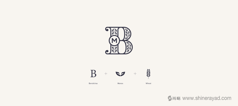 Bendichas 蛋糕面包烘培店logo設計品牌VI形象設計-上海品牌設計公司