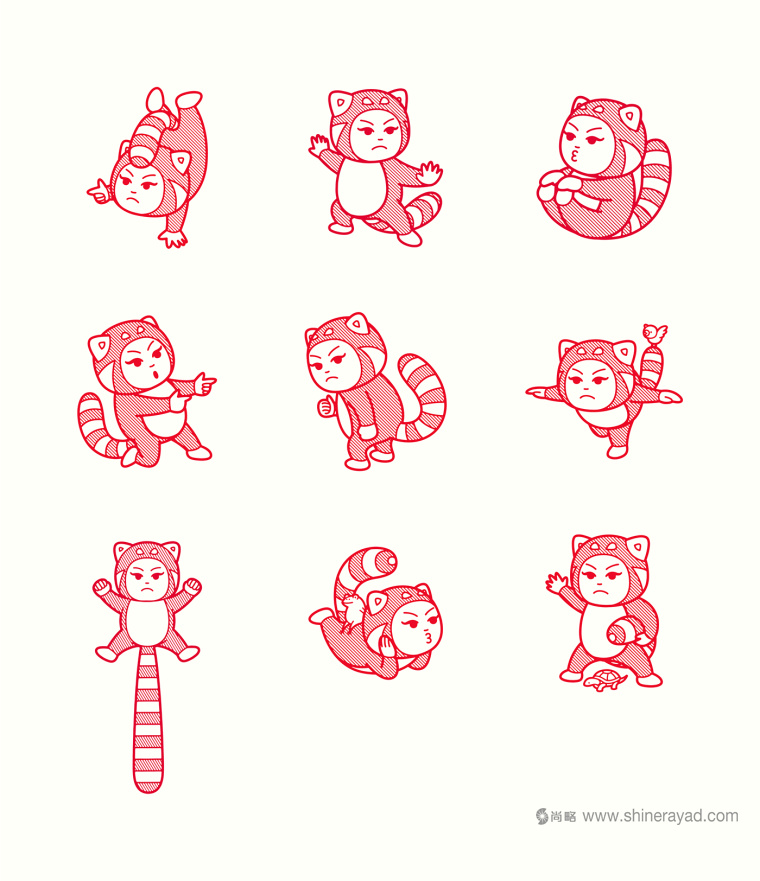 Red Tail 紅尾酒吧logo設計、吉祥物設計、VI設計、品牌形象設計-上海品牌設計公司