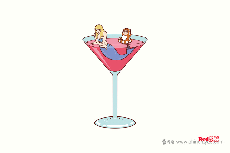 Red Tail 紅尾酒吧logo設計、吉祥物設計、VI設計、品牌形象設計-上海品牌設計公司