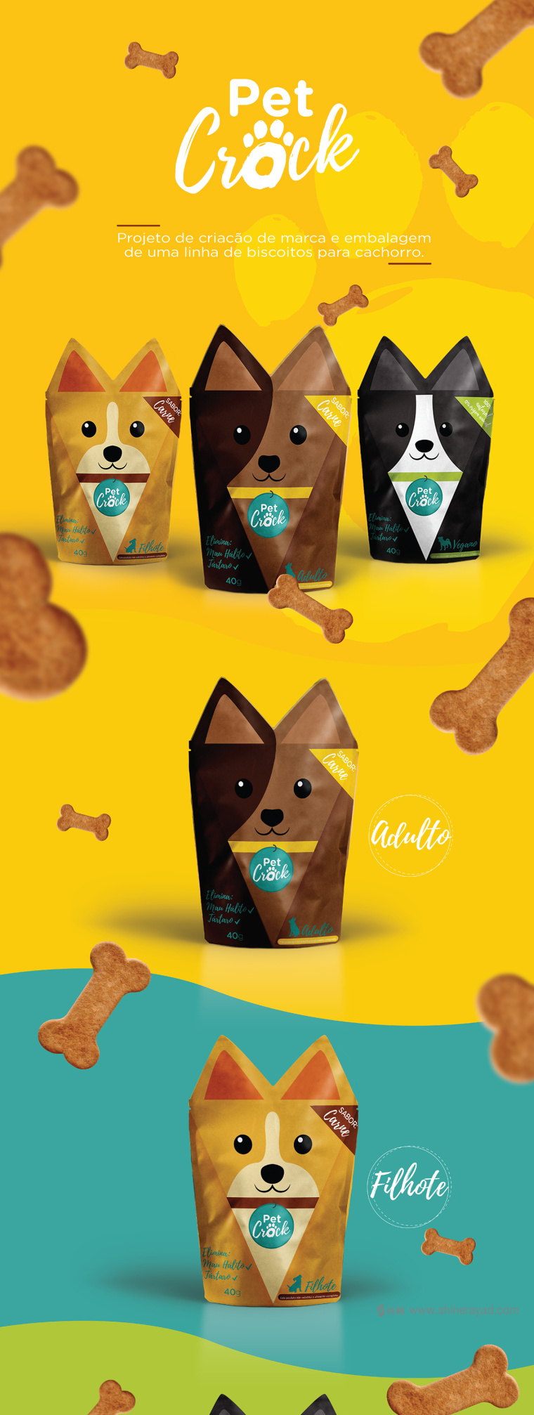 Pet Crock 狗糧創意包裝設計-上海包裝設計公司
