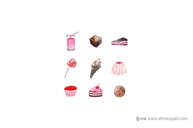 Petit plaisir 巧克力糖果包裝設計插畫設計-上海包裝設計公司