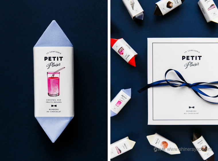 Petit plaisir 巧克力糖果包裝設計插畫設計-上海包裝設計公司