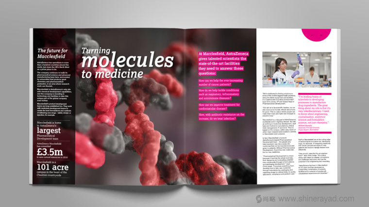 阿斯利康制藥公司研發宣傳畫冊設計－上海畫冊設計公司