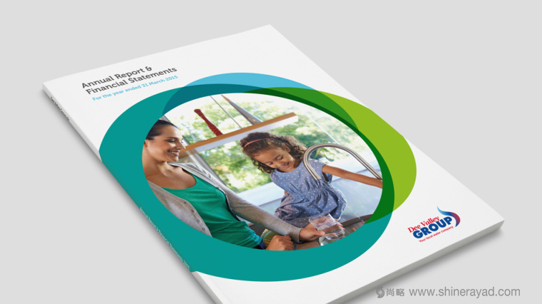 Dee Valley Wate 水企業年度報告畫冊設計-上海畫冊設計公司