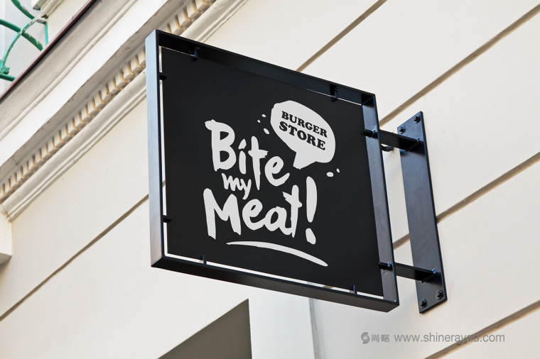 Bite My Meat 漢堡概念餐廳品牌VI視覺形象設計“女性身體篇”-上海品牌設計公司