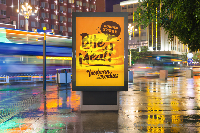 Bite My Meat 漢堡概念餐廳品牌VI視覺形象設計“女性身體篇”-上海品牌設計公司