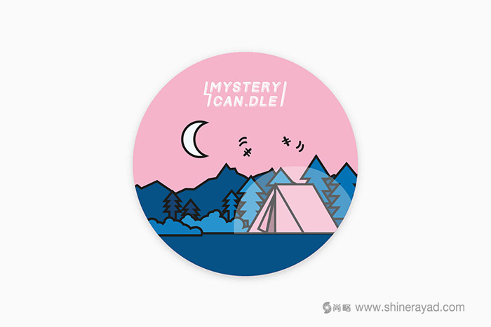 上海包裝設計公司分享Mystery Can 夏季系列蠟燭包裝設計插畫設計靈感