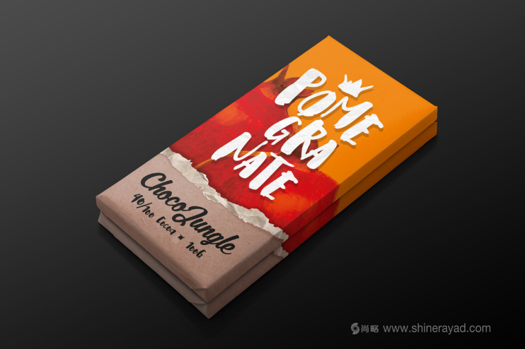 水果特寫插畫風格 Choco Jungle 巧克力包裝設計-上海包裝設計公司