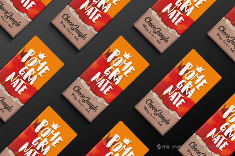 水果特寫插畫風格 Choco Jungle 巧克力包裝設計-上海包裝設計公司