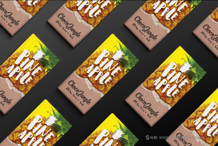 水果特寫插畫風格 Choco Jungle 巧克力包裝設計-上海包裝設計公司