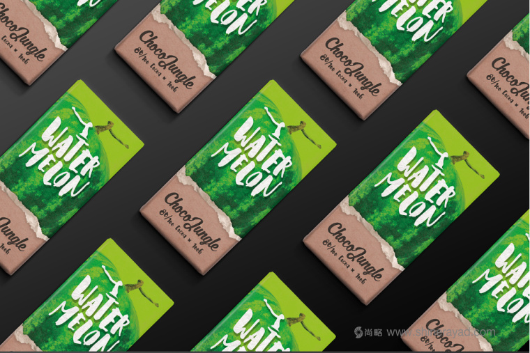 水果特寫插畫風格 Choco Jungle 巧克力包裝設計-上海包裝設計公司