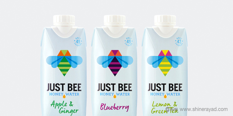 Just Bee 蜂蜜保健飲料包裝設計-上海包裝設計公司
