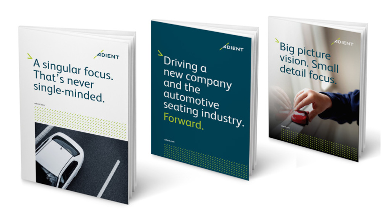 汽車(chē)內(nèi)飾汽車(chē)座椅零件系統(tǒng)品牌Adient品牌形象重塑-VI設(shè)計(jì)-畫(huà)冊(cè)設(shè)計(jì)-上海VI設(shè)計(jì)公司