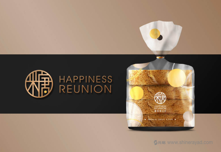 糖圓圓糕點吐司食品品牌設計logo設計-上海食品logo設計公司