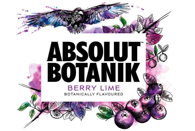 絕對伏特加野生藍莓酒系列包裝設(shè)計-上海包裝設(shè)計公司2